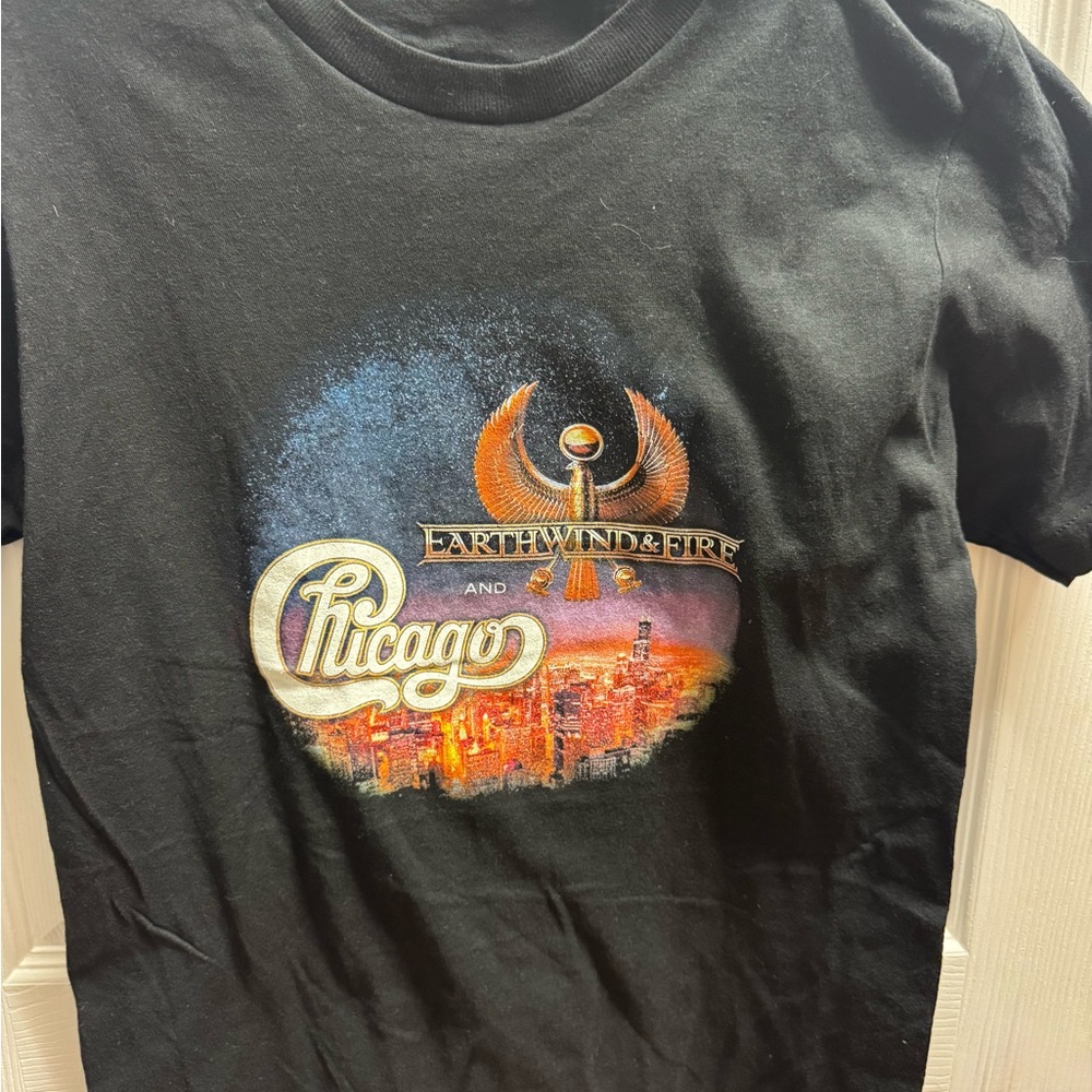 Earth Wind and Fire and Chicago Concert Tee 2015